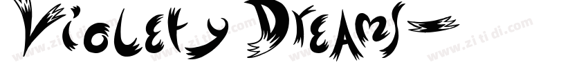 Violety Dreams字体转换